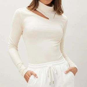 BRAND NEW: Recycled Polyester Cream Long-sleeve Shirt